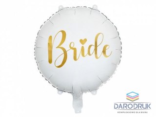 Partydeco Balon foliowy Bride 45 cm, biały 18cal Partydeco (FB138)