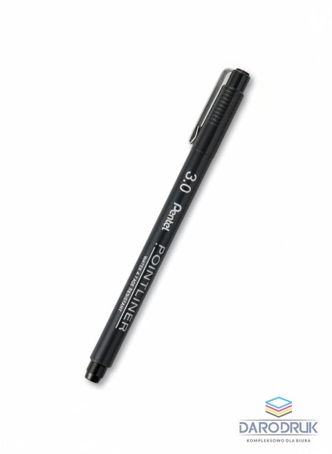 Pentel Cienkopis POINTLINER CZARNY 3MM wkład czarny 3,0mm 1kol. Pentel (s20p-c30a)