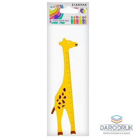 Starpak Linijka plastikowa 15cm Starpak (354297)