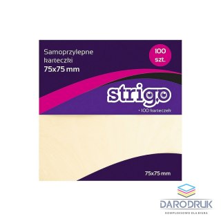 Strigo Notes samoprzylepny (karteczki) karteczki pastelowe mix 150k [mm:] 75x75 Strigo (SSN003)