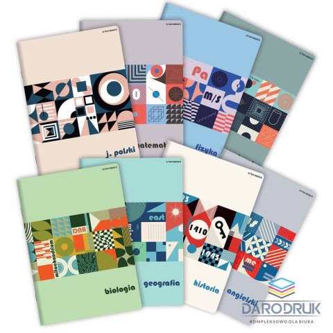 TOP-2000 Zeszyt A5 geografia 60k. 70g krata TOP-2000 (400169461)