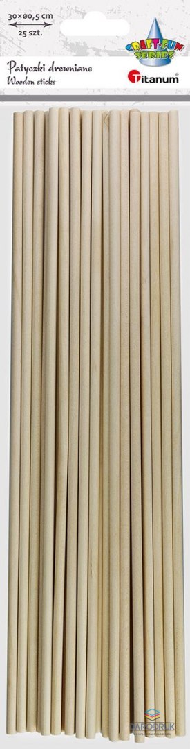 Titanum Ozdoba drewniana Craft-Fun Series patyczki Titanum (25LK0331-14)