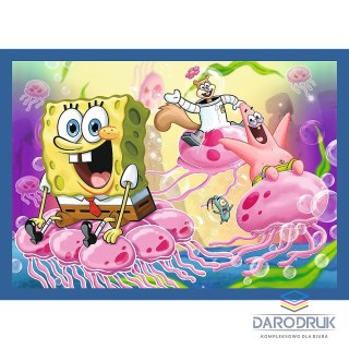 Trefl Puzzle Sponge Bob 4w1 4w1 el. Trefl (34674)