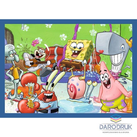 Trefl Puzzle Sponge Bob 4w1 4w1 el. Trefl (34674)