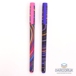 Vinson Długopis olejowy Fashion A22 PASKI wkład niebieski 0,7mm Vinson
