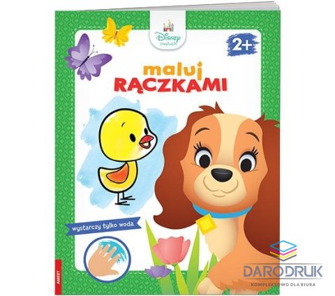 Ameet Książka dla dzieci Disney Maluch. Maluj Rączkami Ameet (MWR 9208)