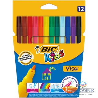 Bic Kids Flamaster Visa 12 12 kol. Bic Kids (888695)