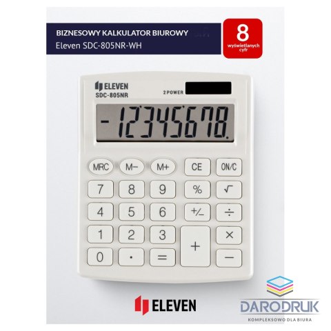 Eleven Kalkulator na biurko Eleven (SDC805NRWHEE)