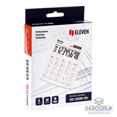 Eleven Kalkulator na biurko Eleven (SDC805NRWHEE)