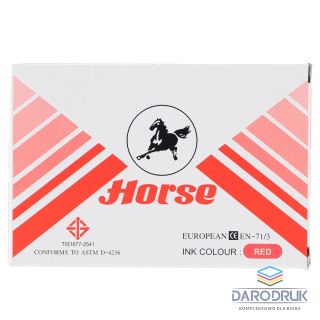 Horse Poduszka do stempli Nr 2 czerwona [mm:] 110x70 Horse (140-1021)