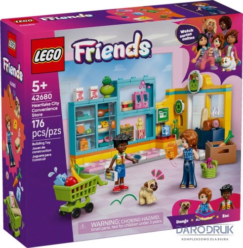 Lego Klocki konstrukcyjne Friends Sklep spożywczy w mieście Heartlake Lego (42680)