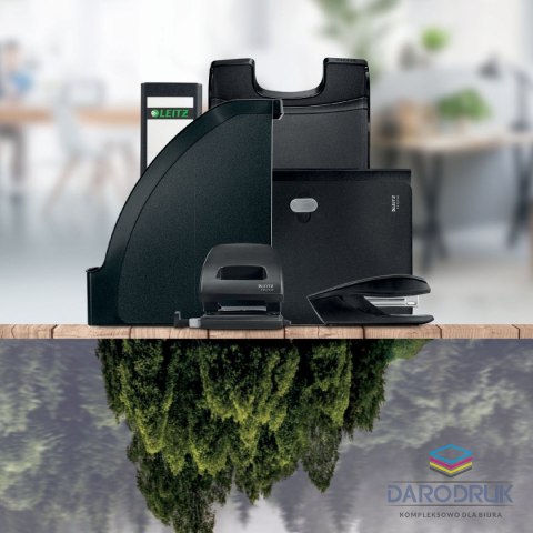 Leitz Dziurkacz nexxt recycle czarny 10k (50100095) Leitz