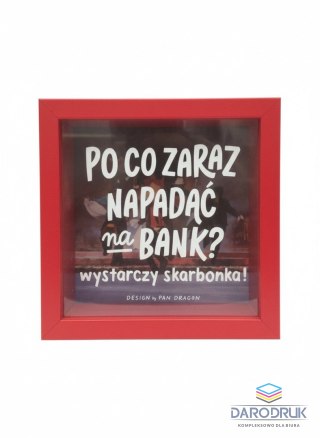 Pan Dragon Skarbonka Napadać na bank drewno Pan Dragon (5907195300173)