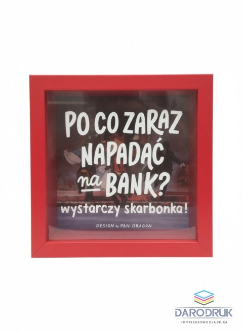 Pan Dragon Skarbonka Napadać na bank drewno Pan Dragon (5907195300173)