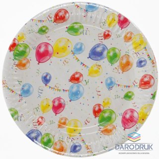 Pol-mak Talerz jednorazowy 18 cm papier śr. 180mm Pol-mak