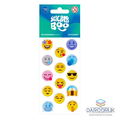Sticker Boo Naklejka (nalepka) EMOTIKONY Sticker Boo (534614)