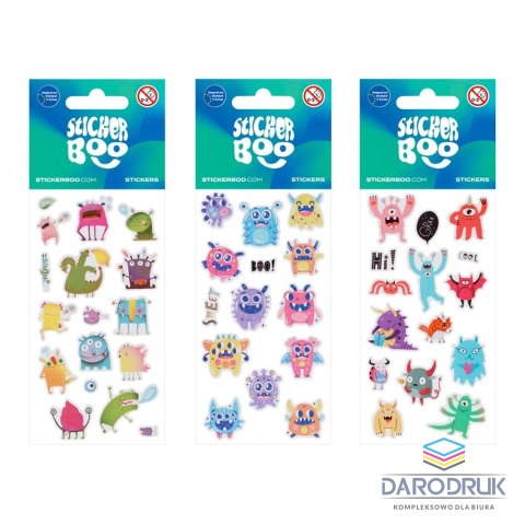Sticker Boo Naklejka (nalepka) Potworki Sticker Boo (534607)