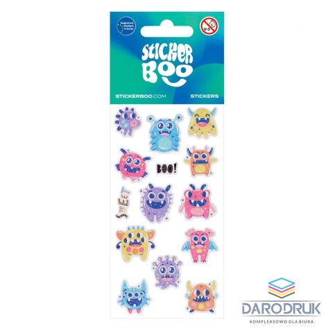 Sticker Boo Naklejka (nalepka) Potworki Sticker Boo (534607)