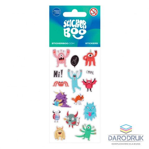 Sticker Boo Naklejka (nalepka) Potworki Sticker Boo (534607)
