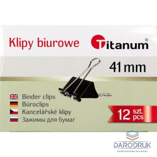 Titanum Klipy 41mm czarny Titanum (BC41)