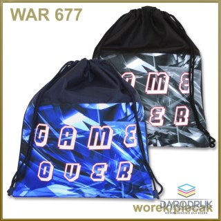 Warta Plecak (worek) na sznurkach Game Over Warta (WAR-677)