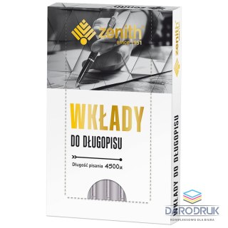 Zenith Wkład do długopisu standardowy wkład zielone 0,8mm Zenith