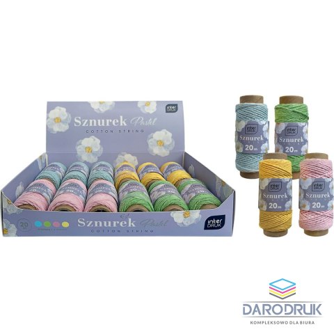 Interdruk Sznurek szurek PASTEL 5902277345530 20m Interdruk (20m)