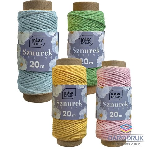 Interdruk Sznurek szurek PASTEL 5902277345530 20m Interdruk (20m)