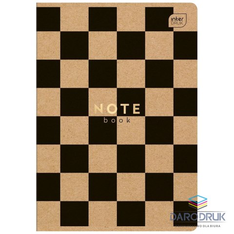 Interdruk Zeszyt A5 HS KRAFT 60k. 70g krata Interdruk (ZEA560#)