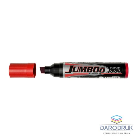 Kamet Marker permanentny Jumbo wkład czerwony 2,0-12,0mm ścięta końcówka Kamet (K-2041)