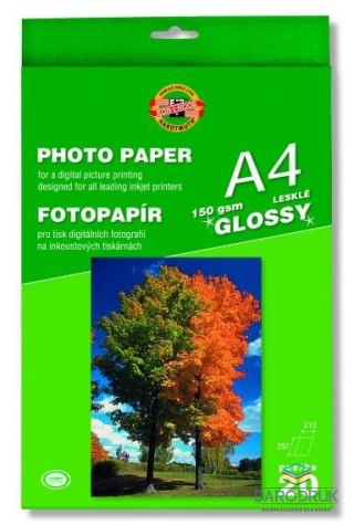 Koh-I-Noor Papier foto A4 Gloss 150g Koh-I-Noor