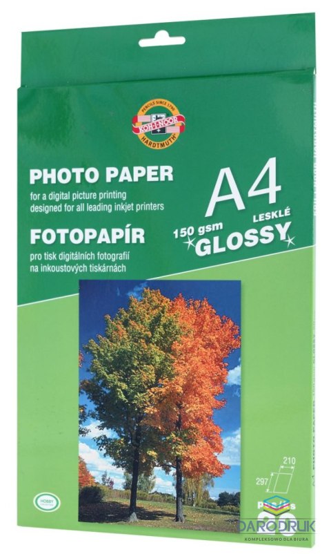 Koh-I-Noor Papier foto A4 Gloss 150g Koh-I-Noor