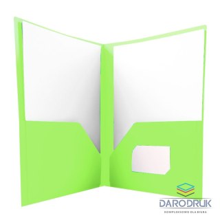 Tetis Skoroszyt A4 5903242103384 zielony polipropylen PP Tetis (BT619-Z (120))