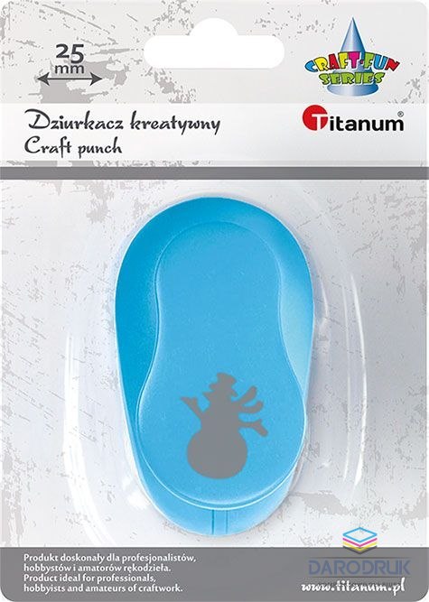 Titanum Dziurkacz ozdobny Craft-Fun Series 25mm bałwanek Titanum (T-8810-135e)
