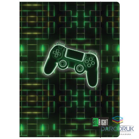 Unipap Teczka kartonowa na gumkę Neon Pad A4 Unipap