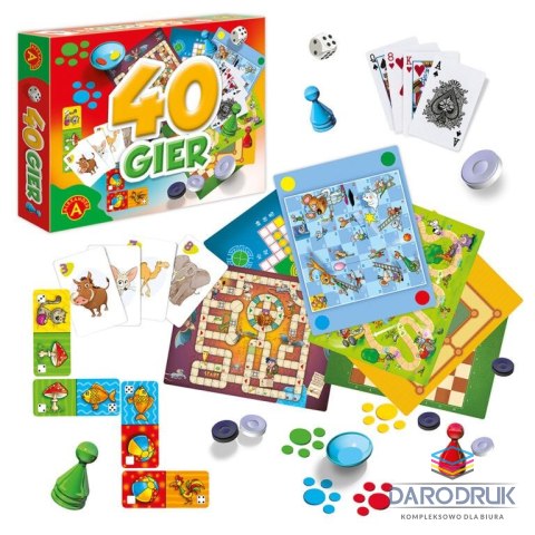 Alexander Gra edukacyjna 40 gier Alexander
