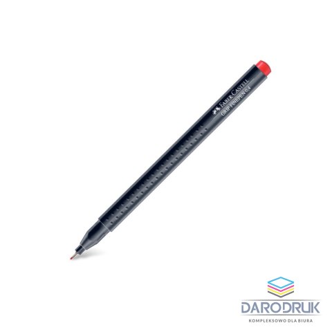 Faber Castell Cienkopis Grip Faber-Castell 0,4mm czerwony (FC151621)