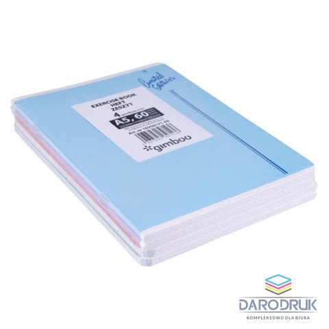 Gimboo Zeszyt A5 60k. 70g kratkax208 Gimboo (16256171-99)