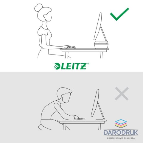 Leitz Podstawka ergo ciemno szara Leitz (65040089)