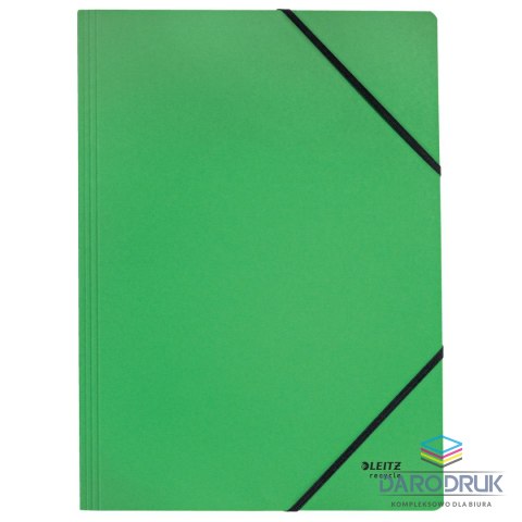 Leitz Teczka kartonowa na gumkę recycle A4 zielona 430g Leitz (39080055)