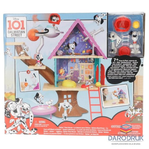 Mattel Pakiet PROMOCJA 1+1 101 Dalmatyńczyków domek Dylana Mattel (GDL88)