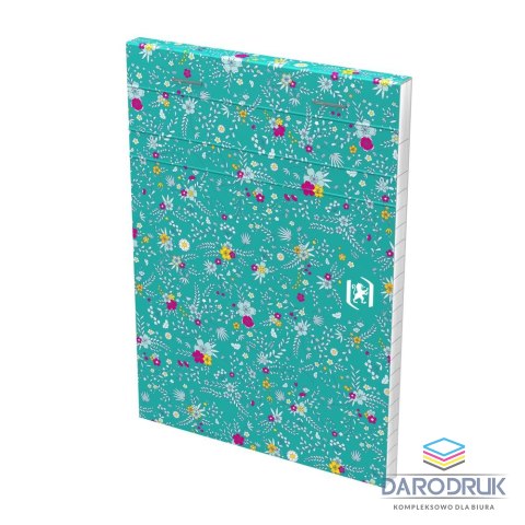 Oxford Kołozeszyt (kołonotatnik) A6 Floral 80k. 90g linia Oxford (400094827)