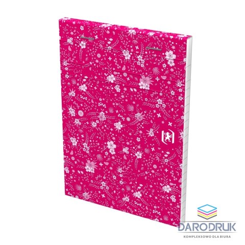 Oxford Kołozeszyt (kołonotatnik) A6 Floral 80k. 90g linia Oxford (400094827)