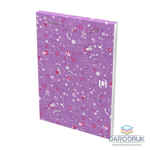 Oxford Kołozeszyt (kołonotatnik) A6 Floral 80k. 90g linia Oxford (400094827)