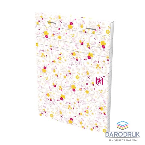 Oxford Kołozeszyt (kołonotatnik) A6 Floral 80k. 90g linia Oxford (400094827)