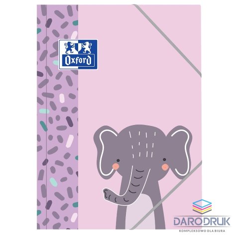 Oxford Teczka kartonowa na gumkę Kids A4 mix Oxford (400177838)
