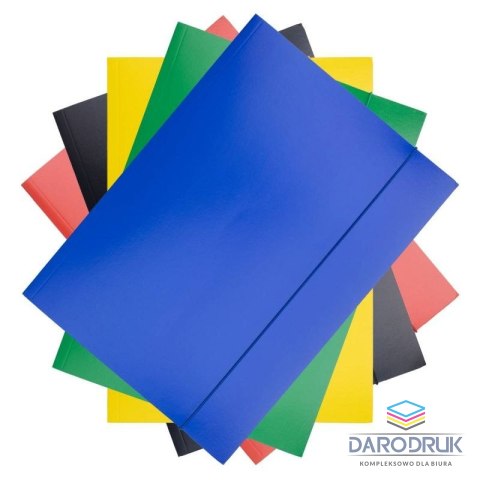 Office Products Teczka kartonowa na gumkę A4 mix 320g Office Products (21191321-99)