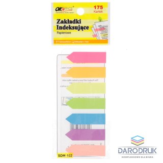 Okoffice Zakładki indeksujące 175k [mm:] 12x45 Okoffice (SDM-102)