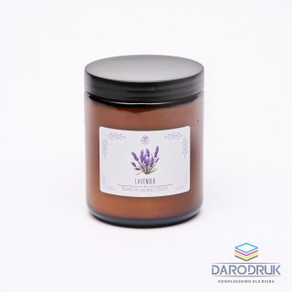 Pavoncella Świeczka ozdobna Smell me Lavender 250ml Pavoncella (5906492907337)