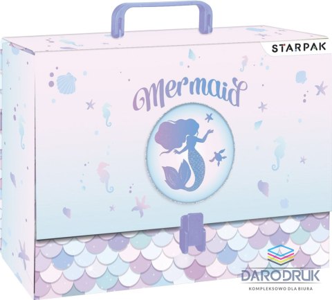 Starpak Teczka z szerokim grzbietem na klips Mermaid A4 mix Starpak (536543)